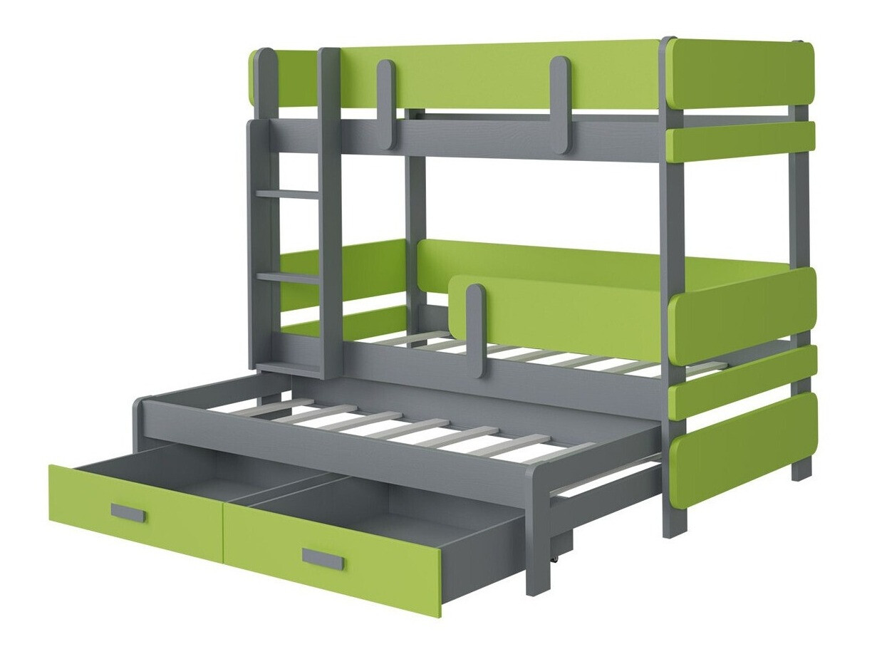 Emeletes ágy Henderson 145 (Fehér + Tölgy)