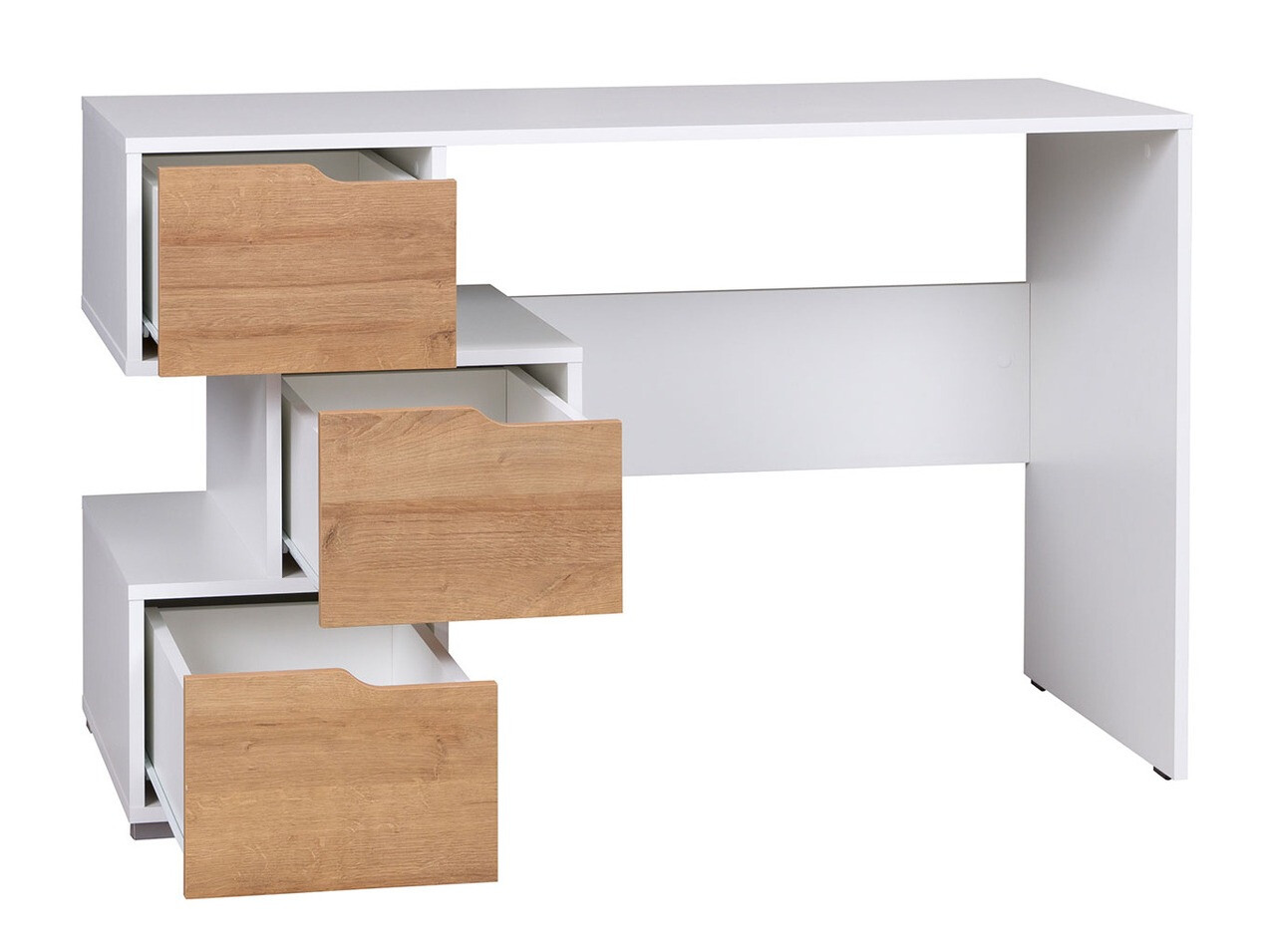 Íróasztal Providence H102 (Grafit + Artisan tölgy + Fehér)