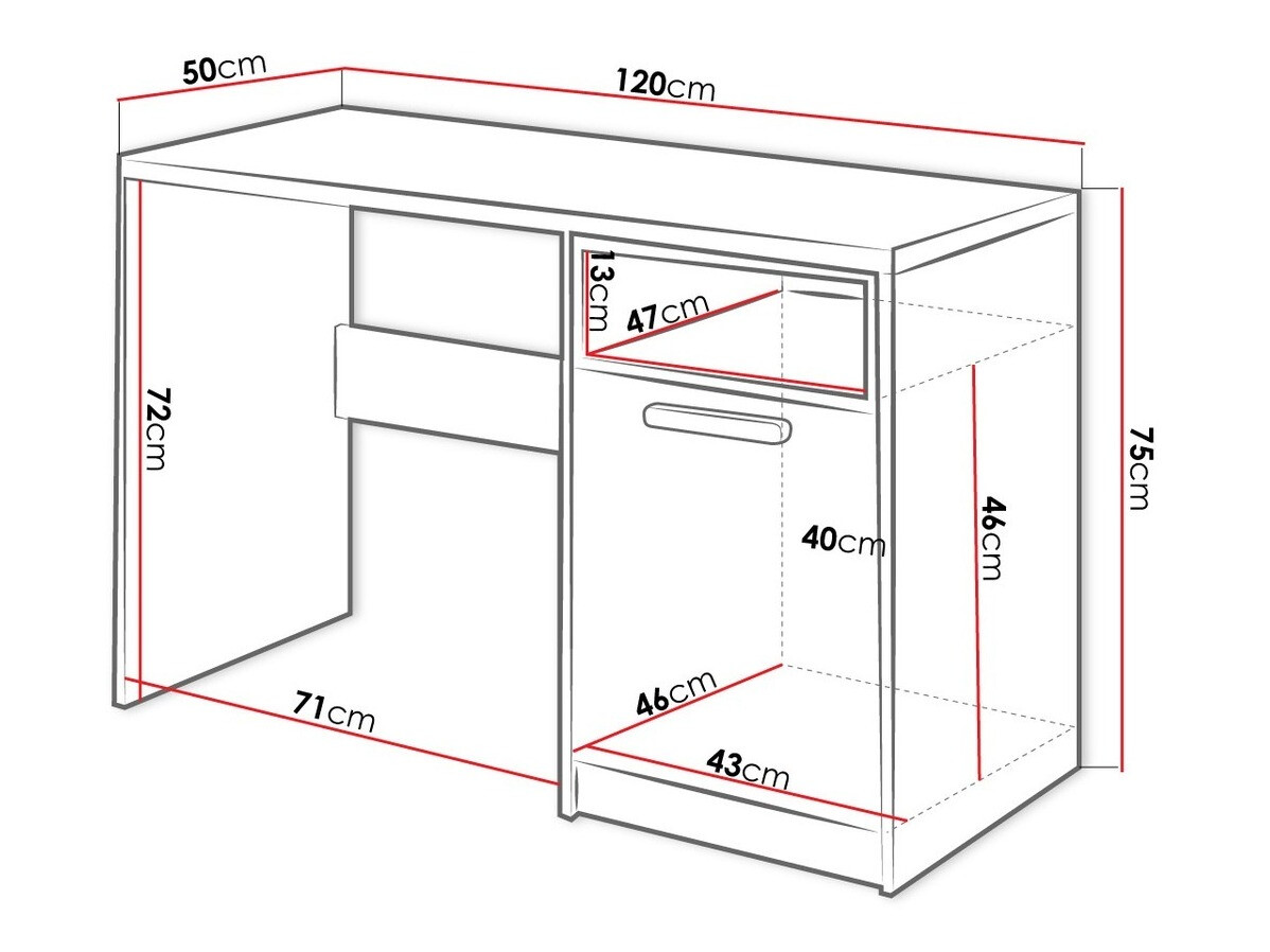 Íróasztal Veravie 128