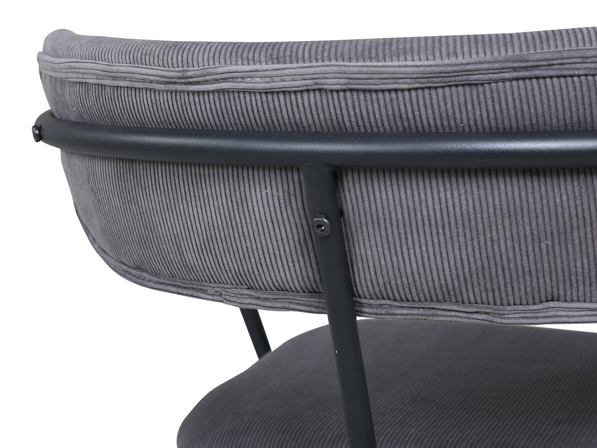 Szék Dallas 1711 (Szürke + Fekete)