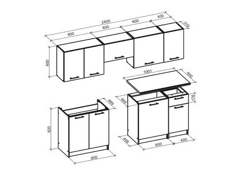 Konyhabútor Houston 856 (Wotan tölgy + Antracit)