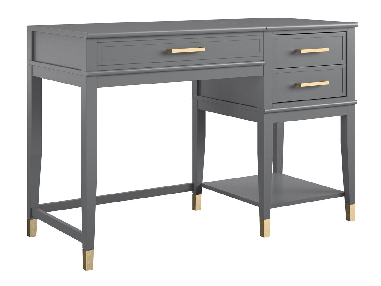 Íróasztal CosmoLiving by Cosmopolitan Belromu 102 (Grafit)