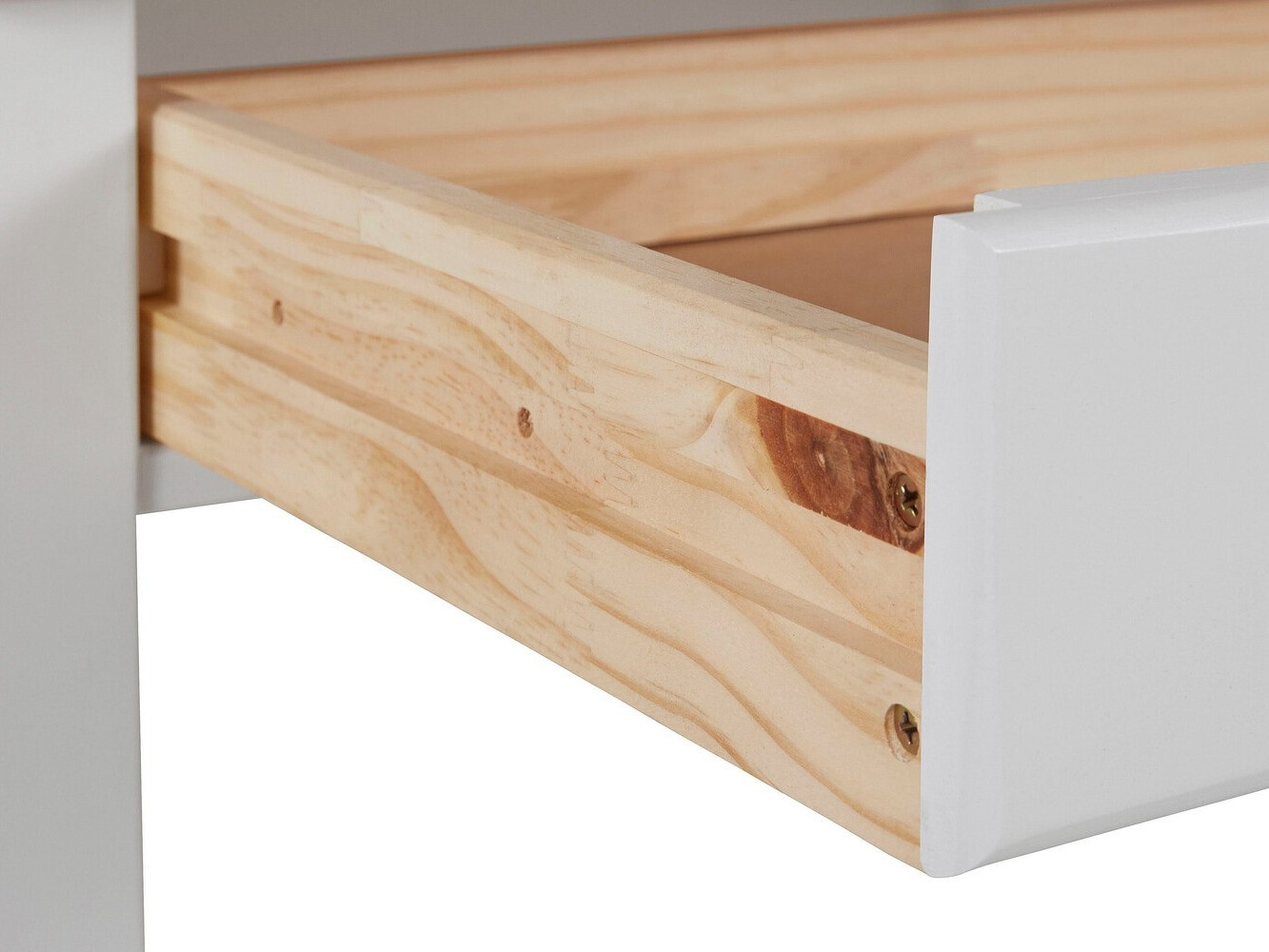 Íróasztal Denton 133 (Fehér + Világos fa)