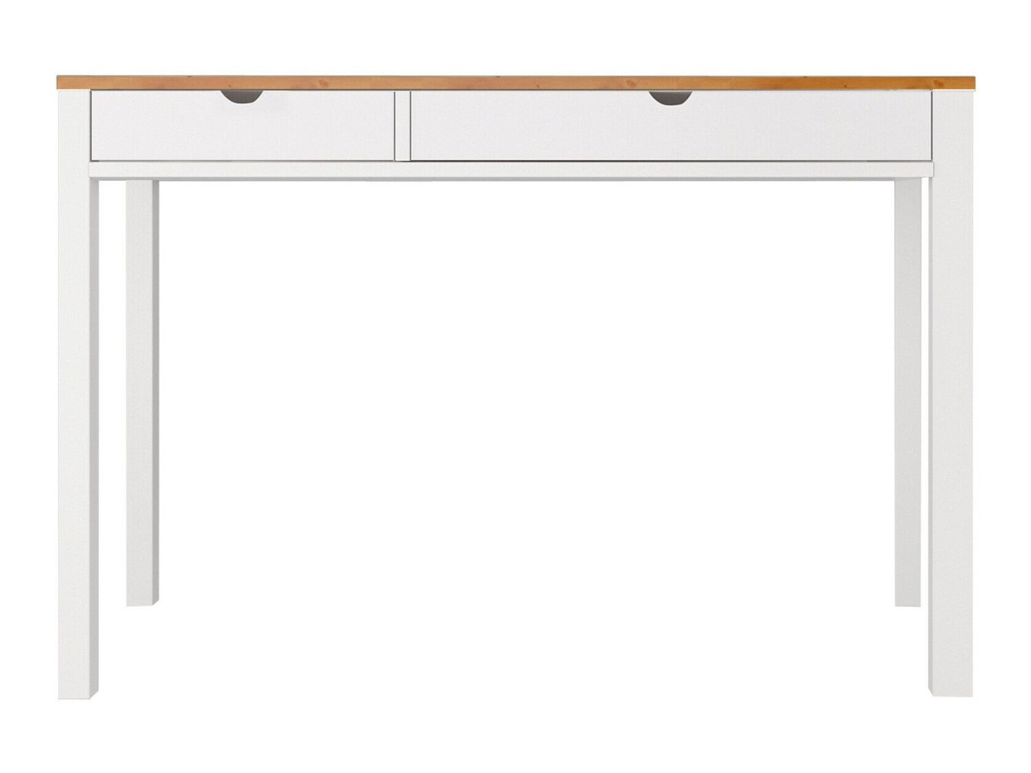 Íróasztal Denton 136 (Fehér + Világos fa)