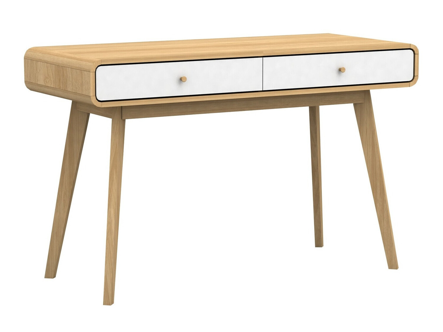Íróasztal Elbtena 108 (Tölgy + Fehér)