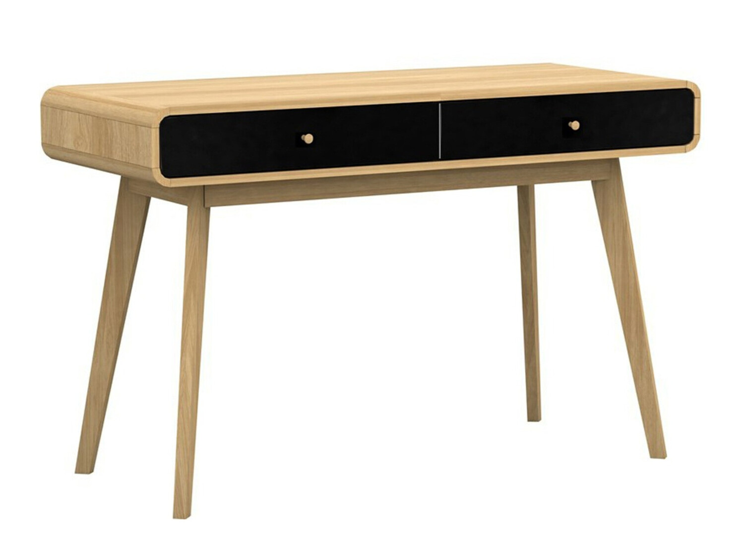 Íróasztal Elbtena 108 (Tölgy + Fekete)