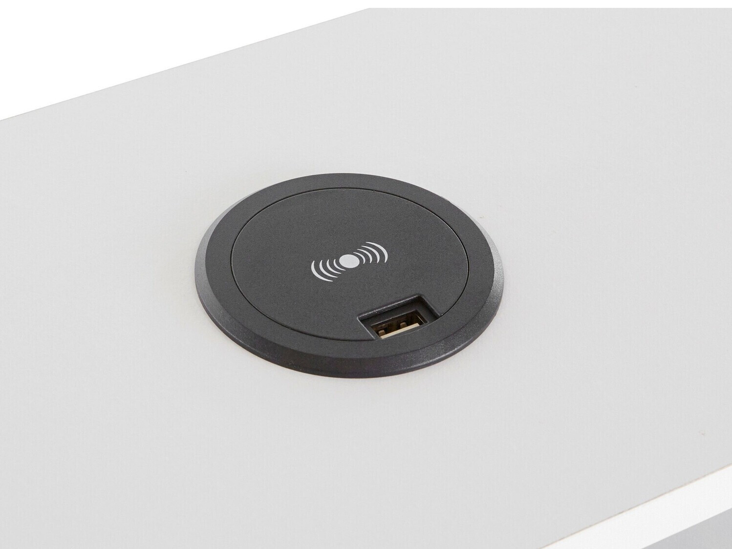 Íróasztal Denton 187 (Fehér + Fekete)