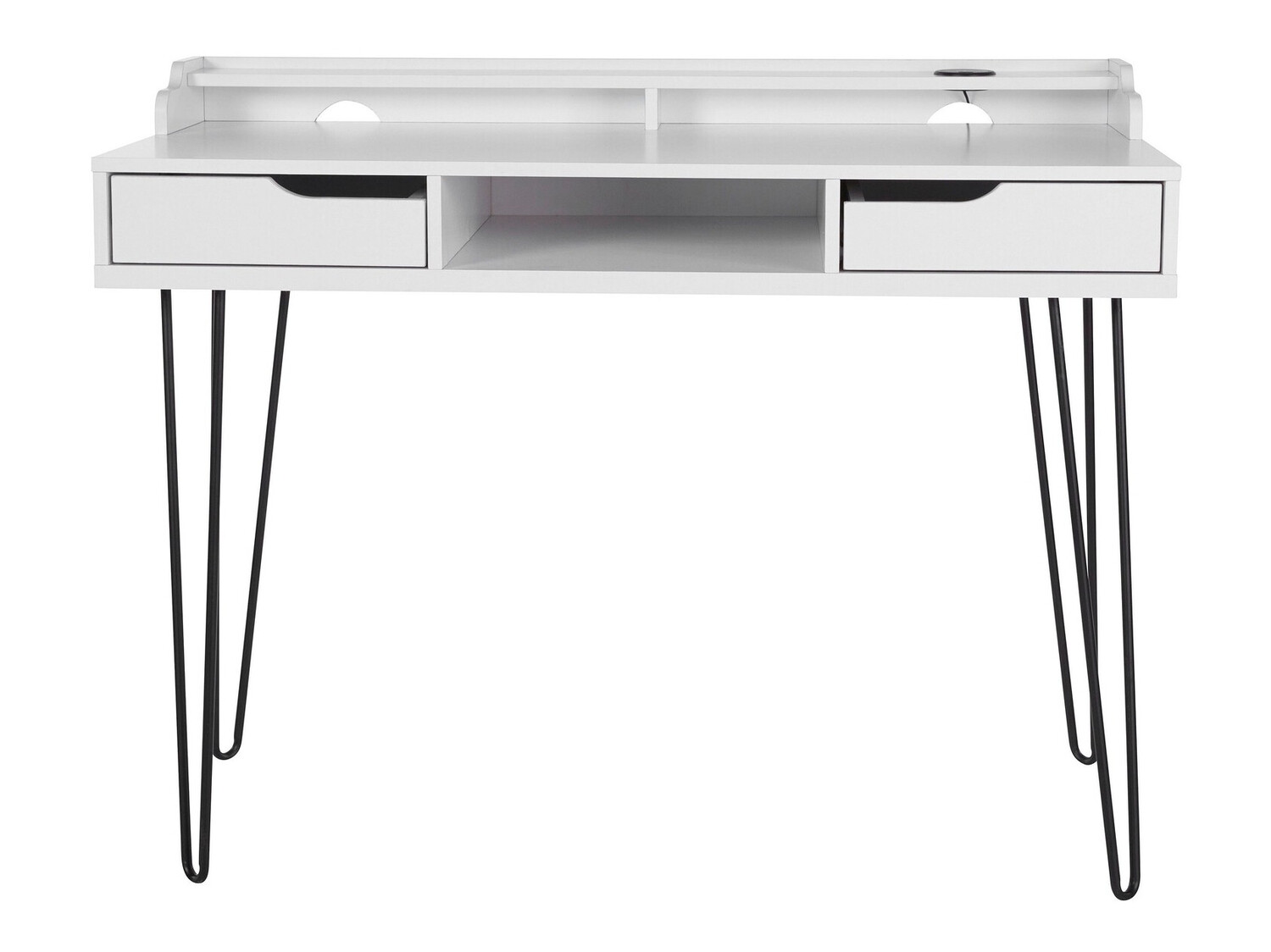Íróasztal Denton 188 (Fehér + Fekete)