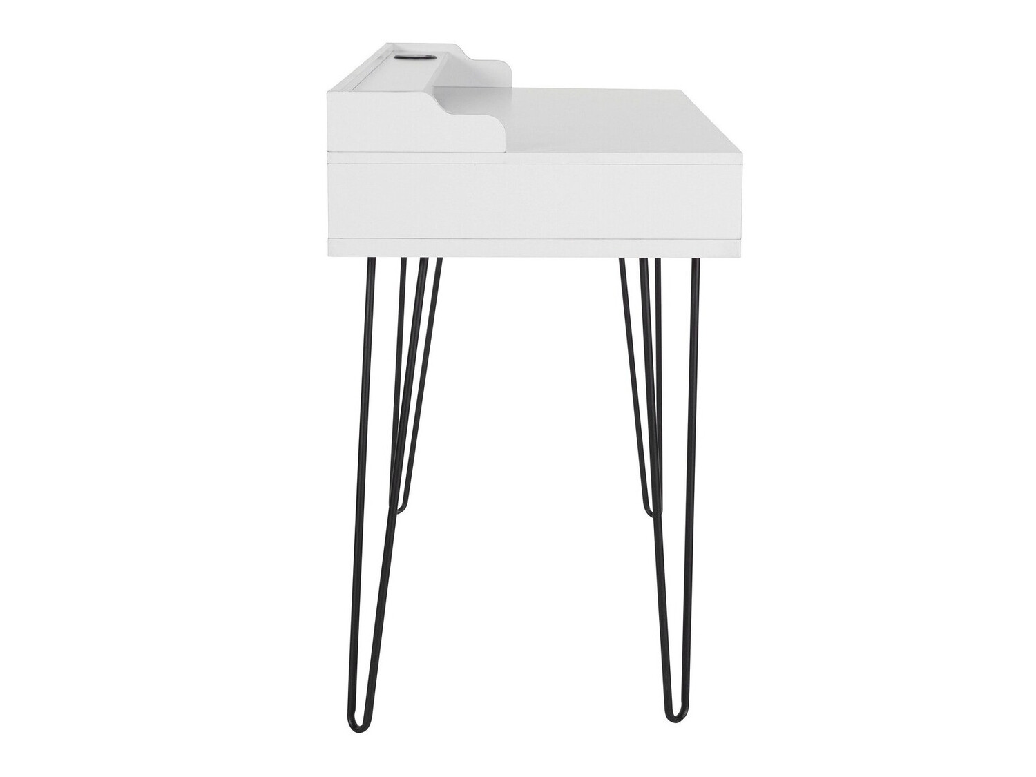 Íróasztal Denton 188 (Fehér + Fekete)