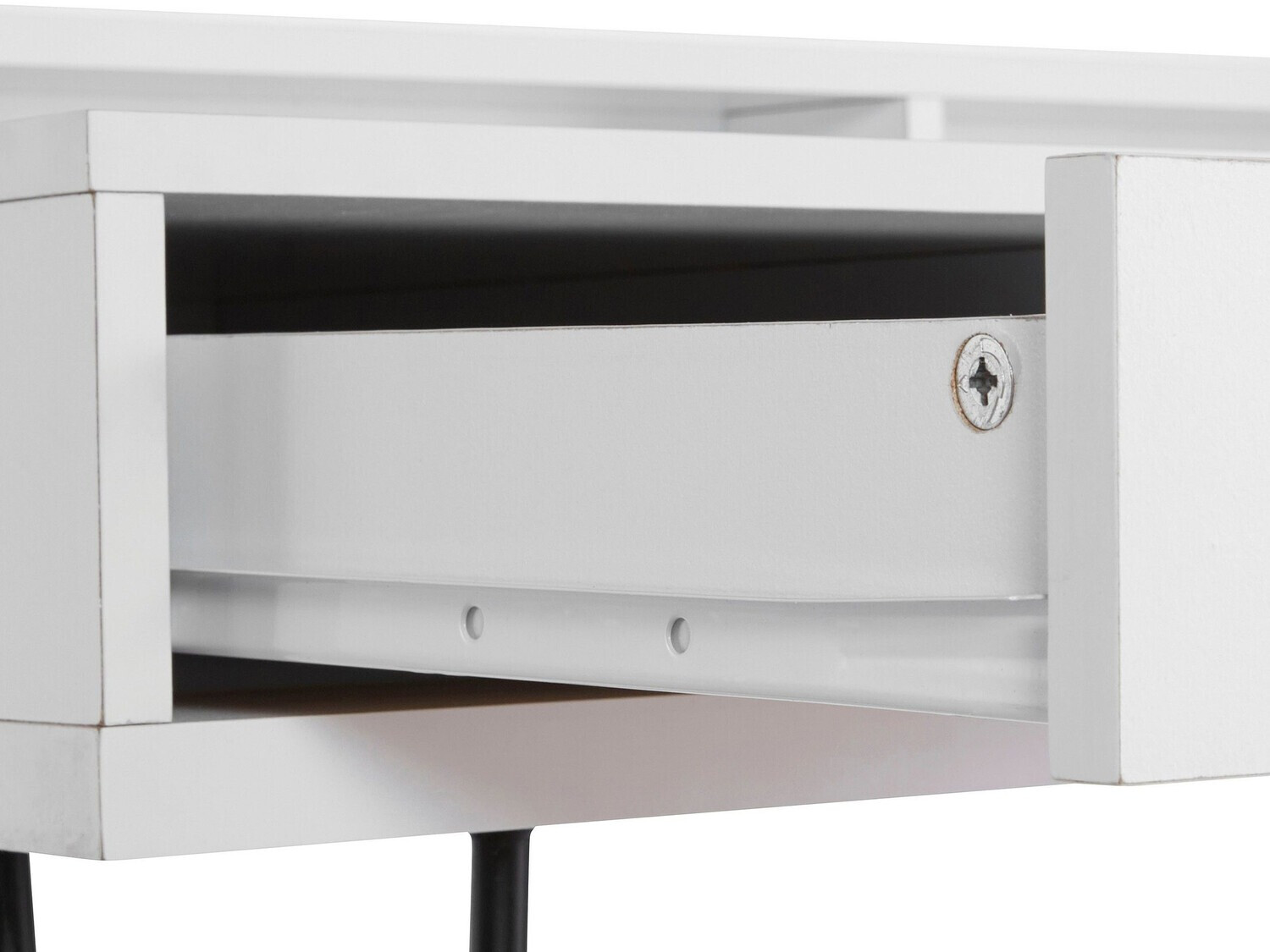 Íróasztal Denton 188 (Fehér + Fekete)