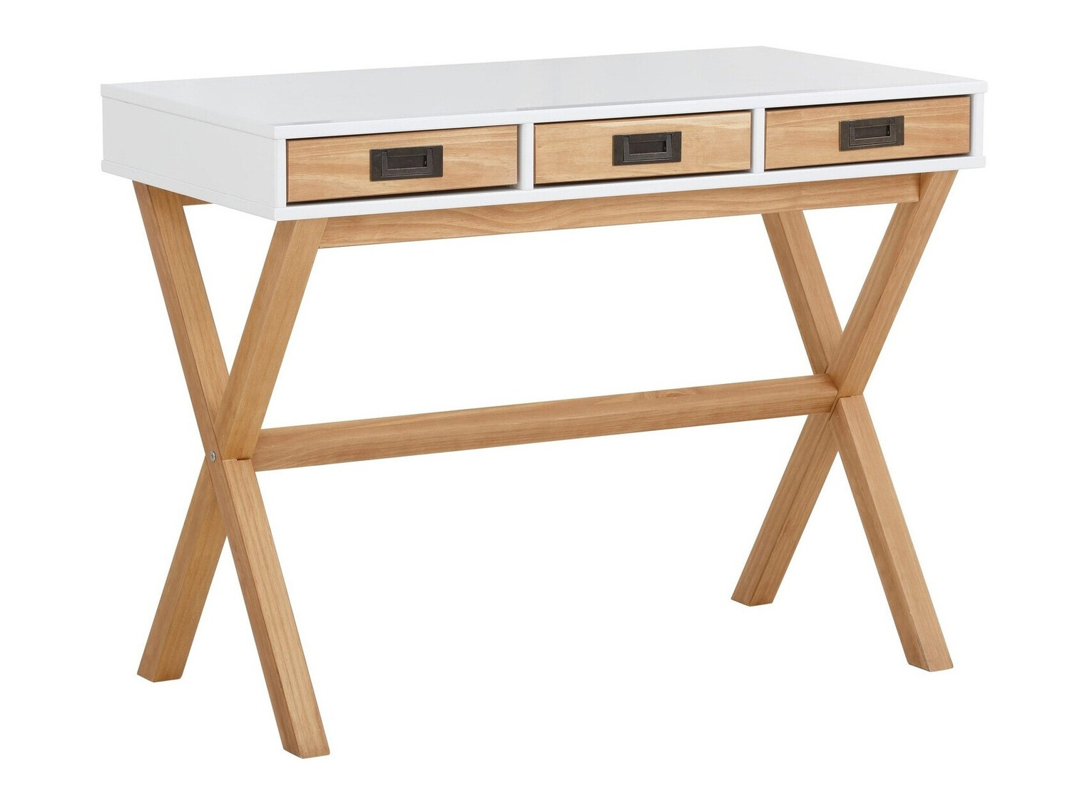 Íróasztal Denton 209 (Fehér + Fenyő)