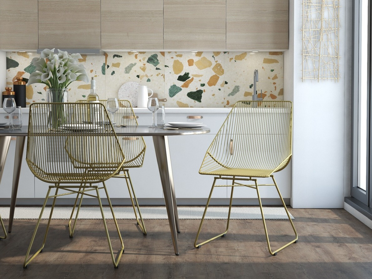 Szék CosmoLiving by Cosmopolitan 115 (Aranysárga)