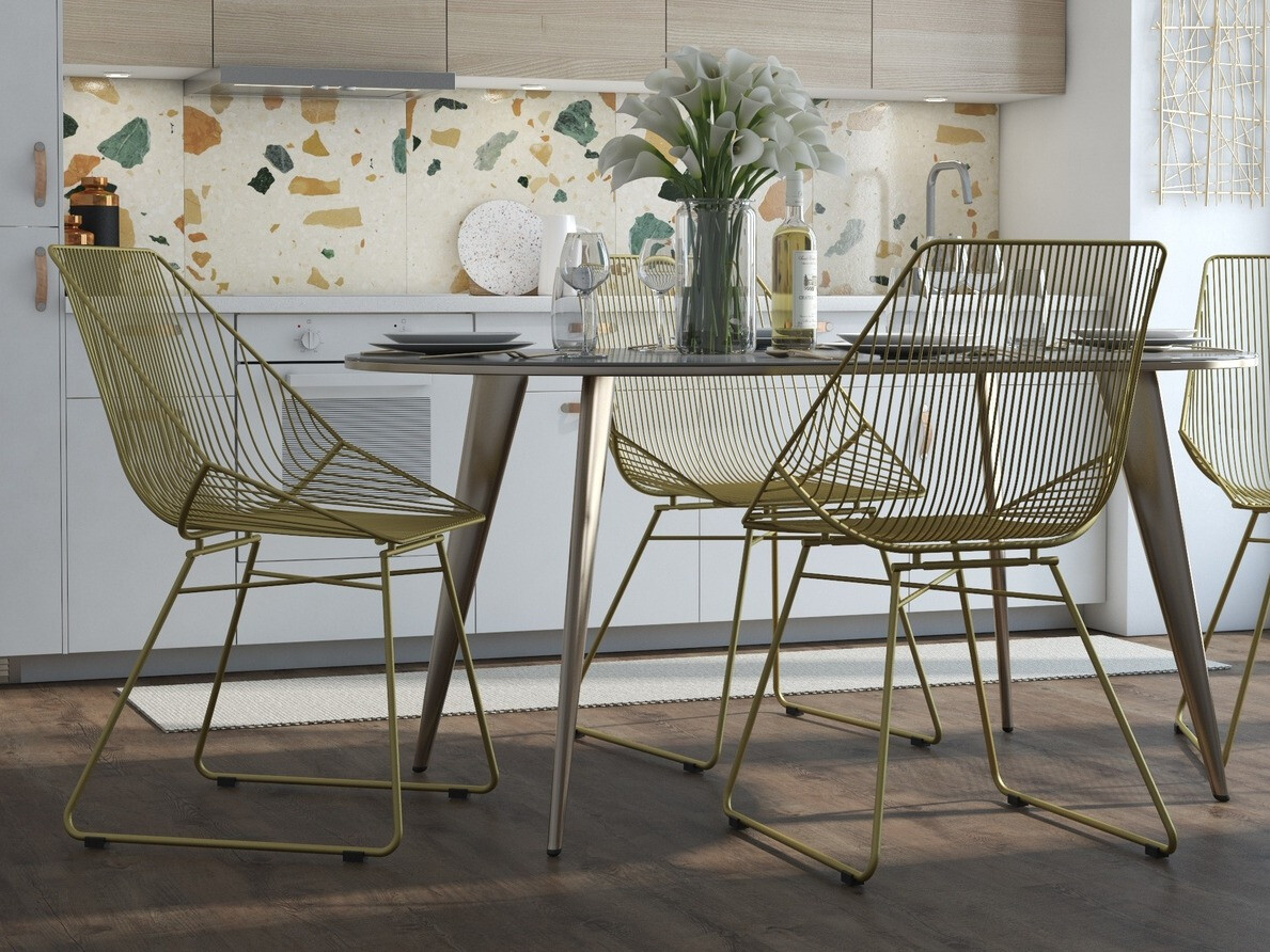 Szék CosmoLiving by Cosmopolitan 115 (Aranysárga)