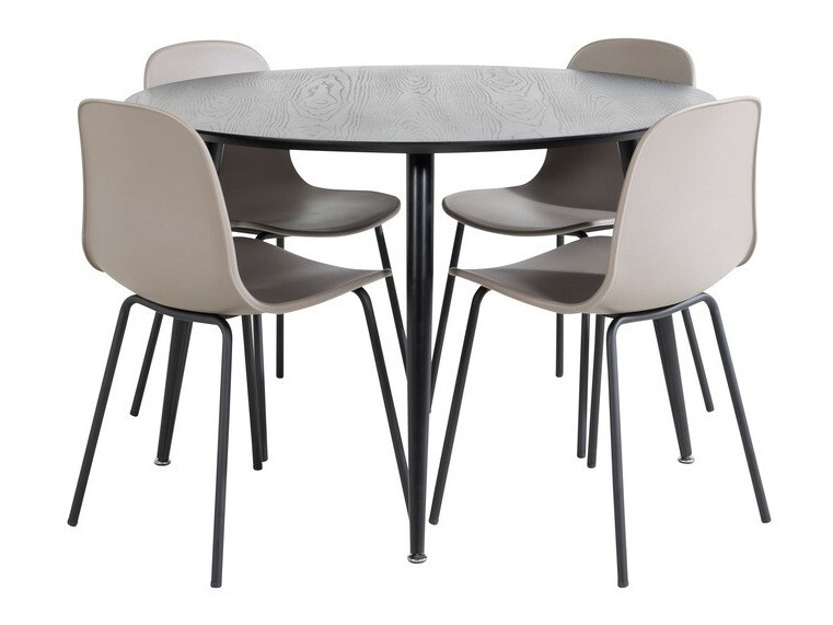 Étkezőgarnitúra Dallas 1622 (Khaki + Fekete)