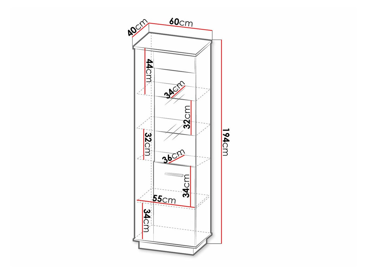 Könyvespolc Tenodeu 101