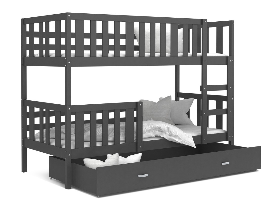 Emeletes ágy Aurora 147 (Szürke)