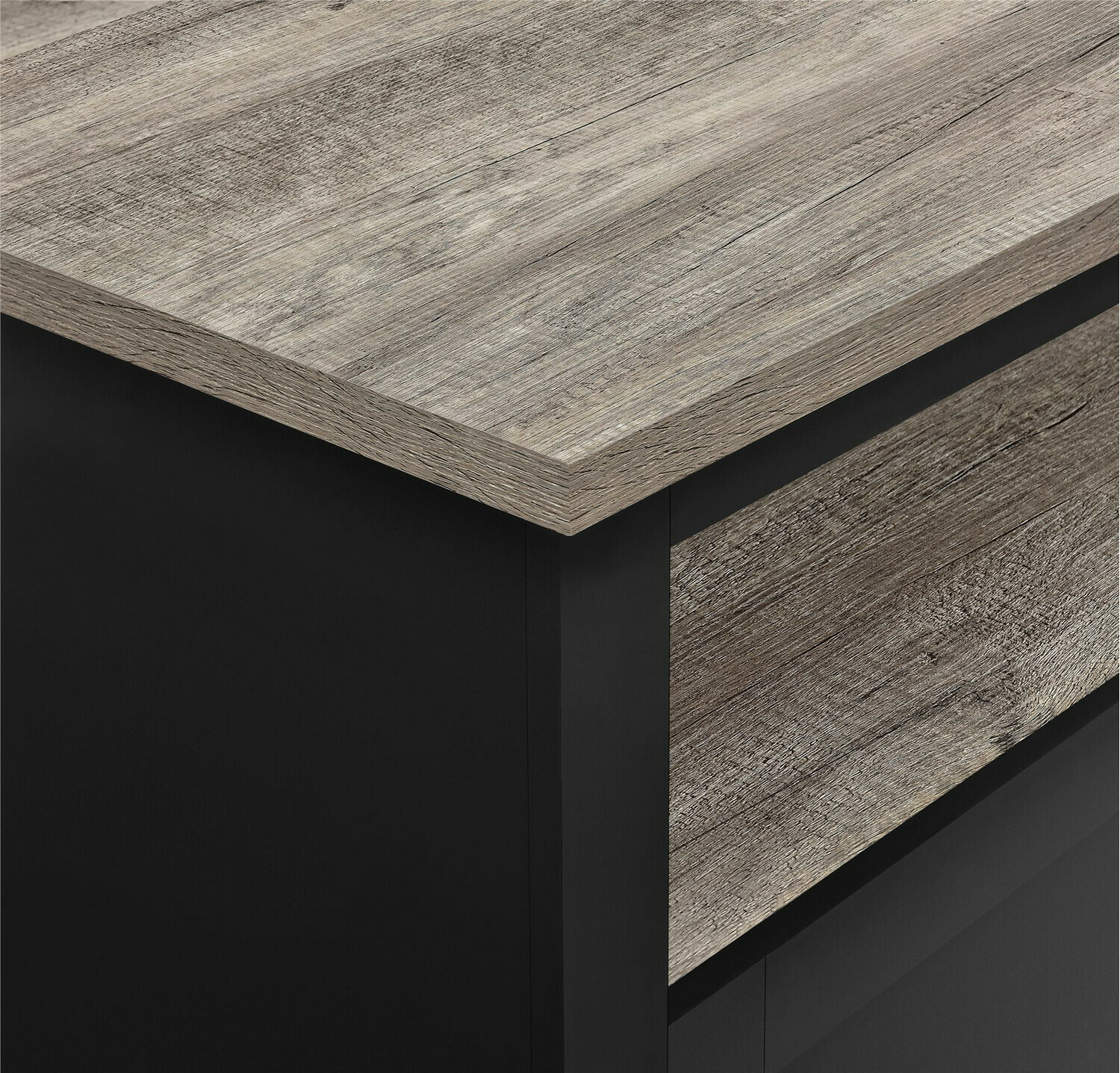 Dohányzóasztal Tulsa 300 (Fekete + Világosbarna)