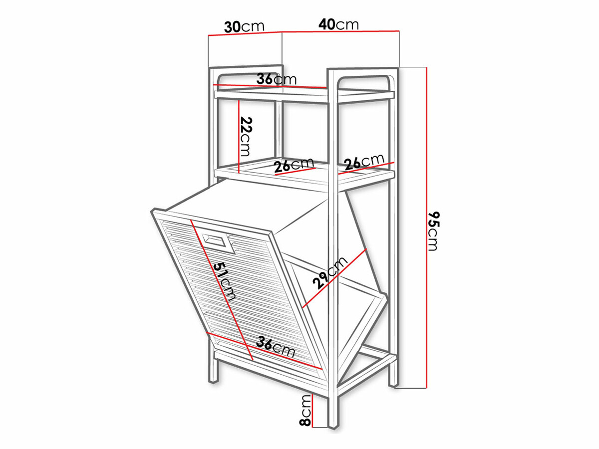 Fürdőszoba polc Richardson 115