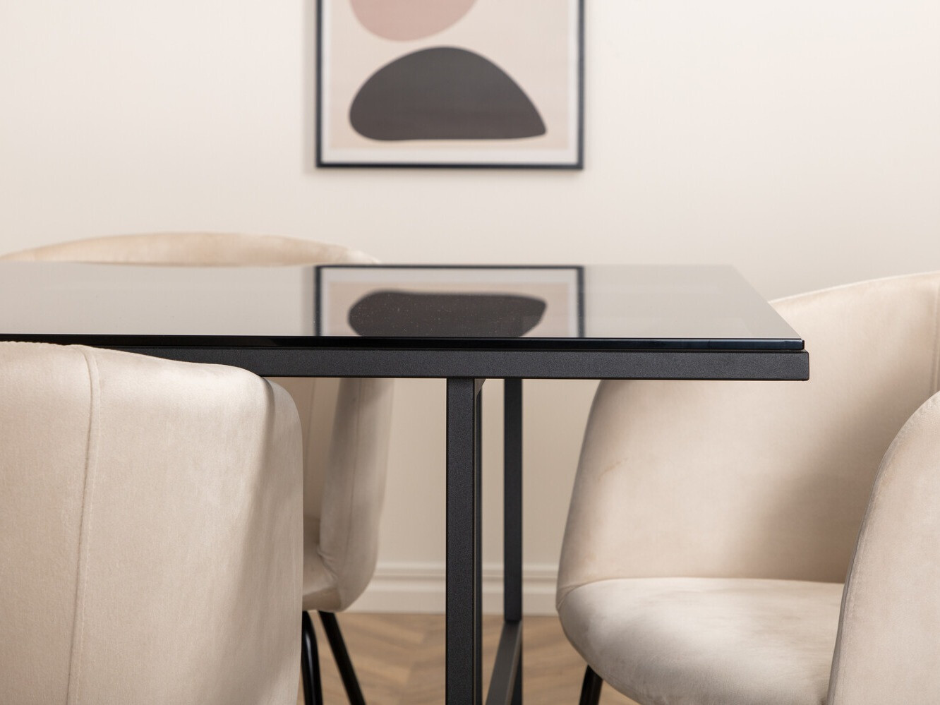 Étkezőgarnitúra Dallas 2639 (Bézs + Fekete)