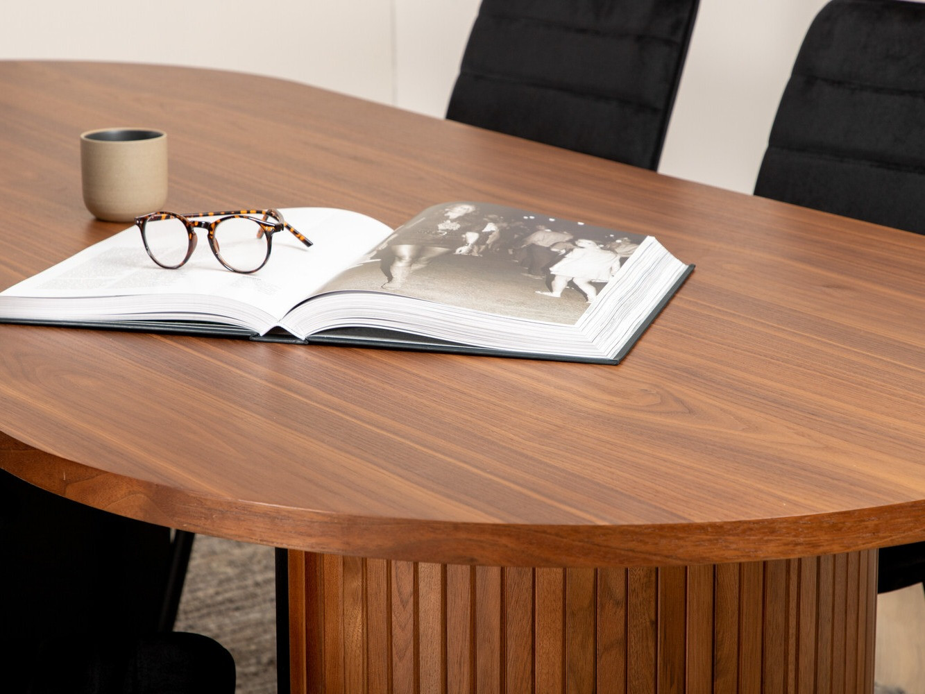 Étkezőgarnitúra Dallas 2758 (Fekete)