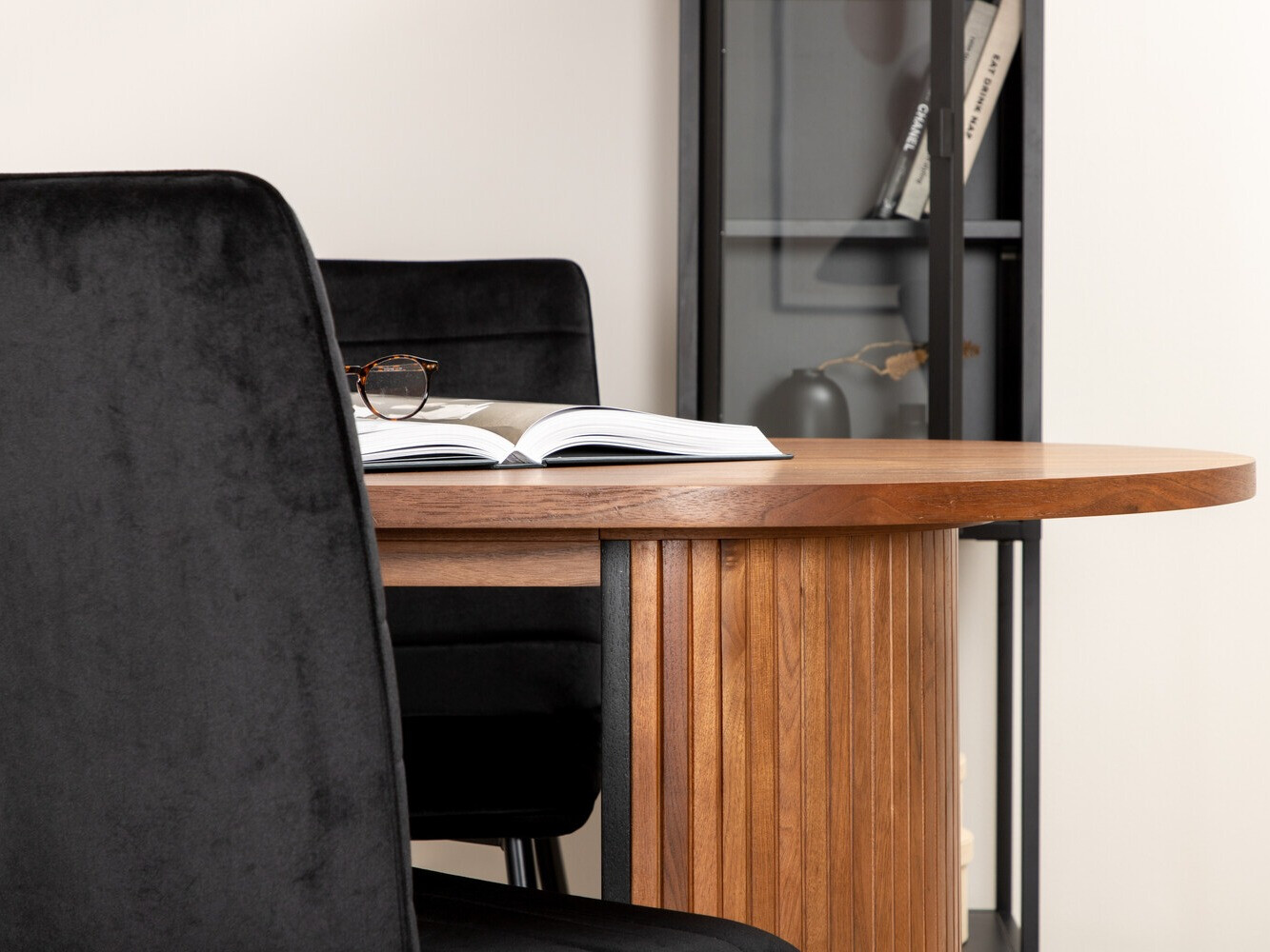 Étkezőgarnitúra Dallas 2758 (Fekete)