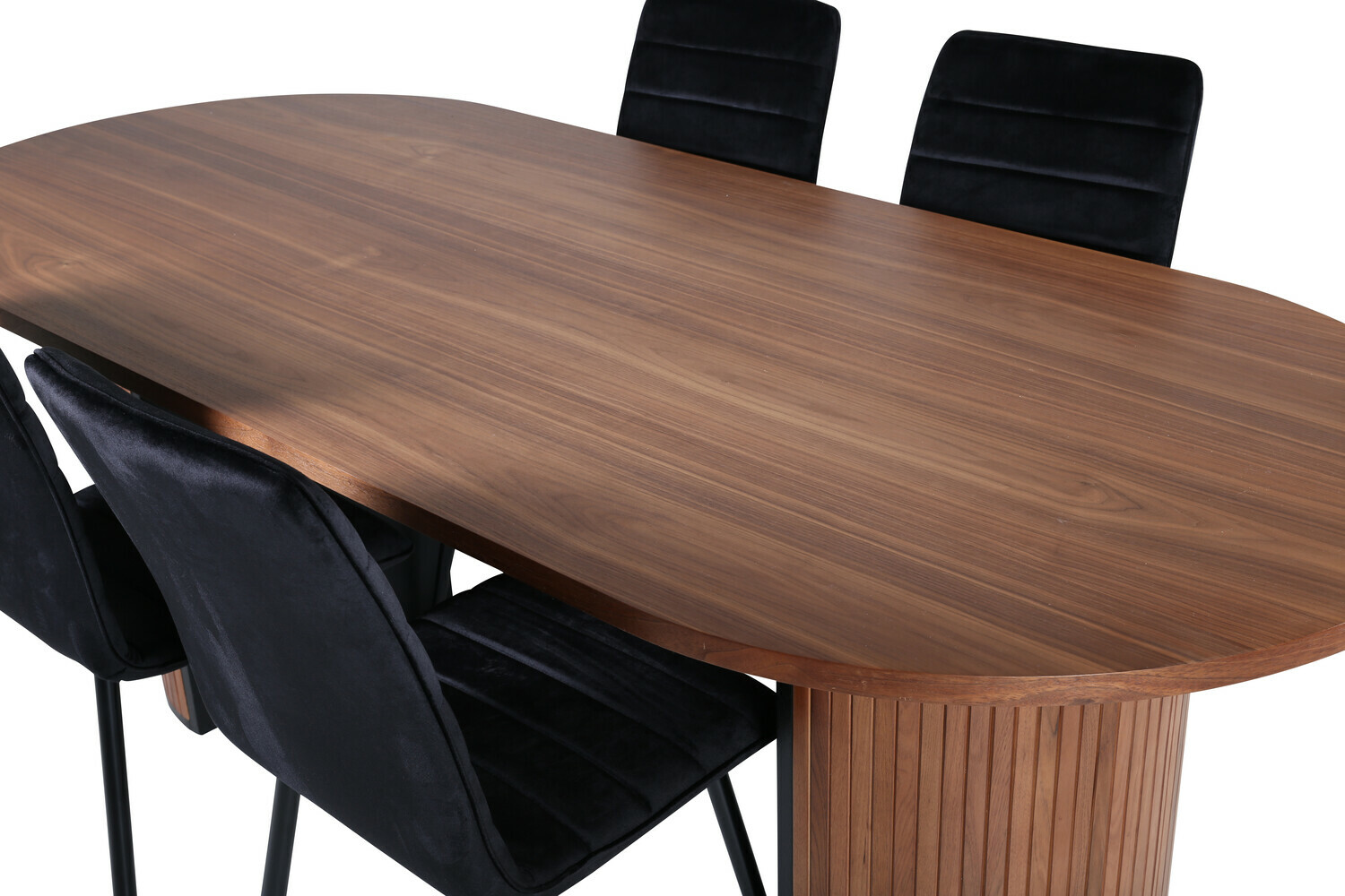 Étkezőgarnitúra Dallas 2758 (Fekete)