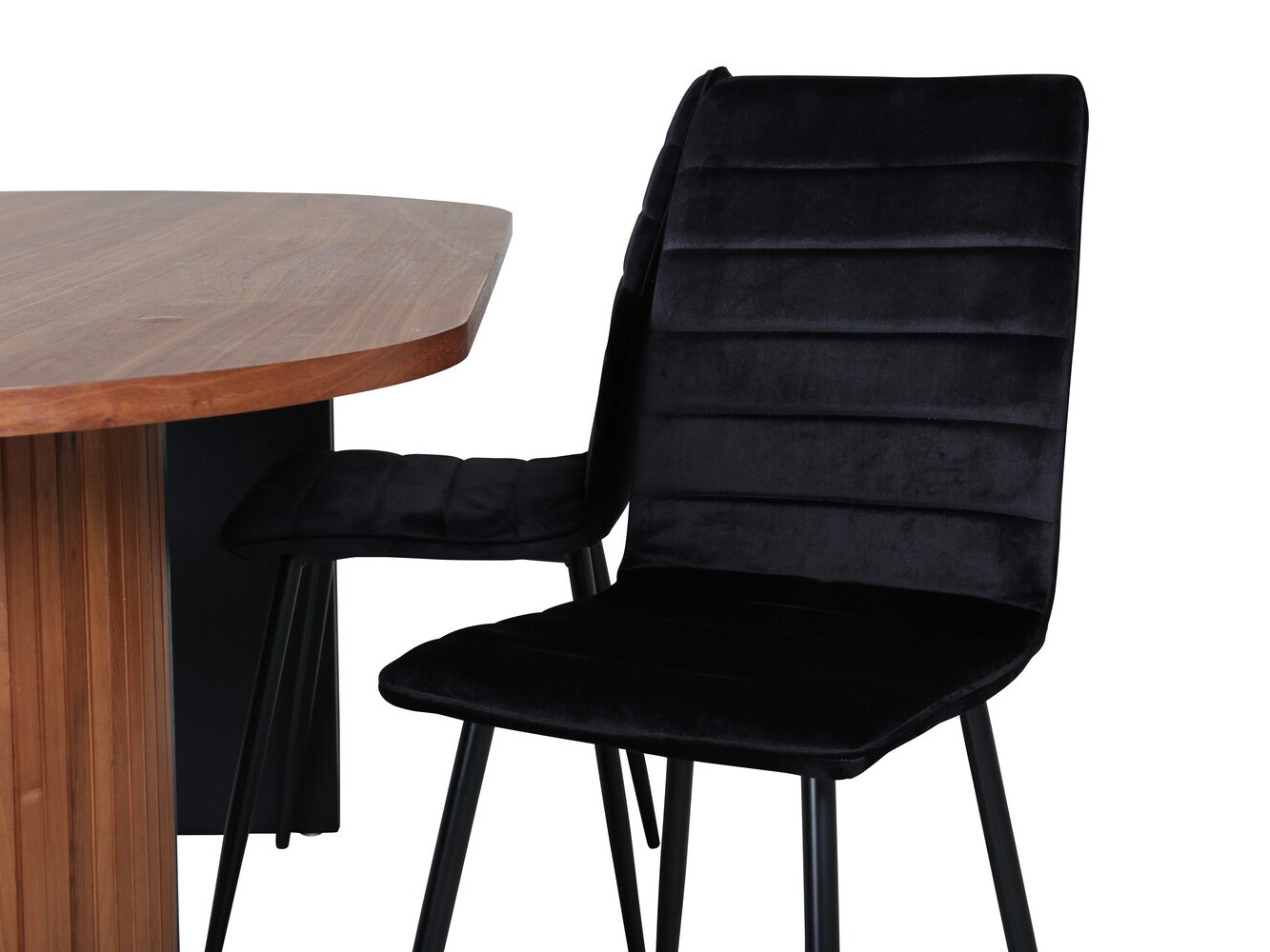 Étkezőgarnitúra Dallas 2758 (Fekete)