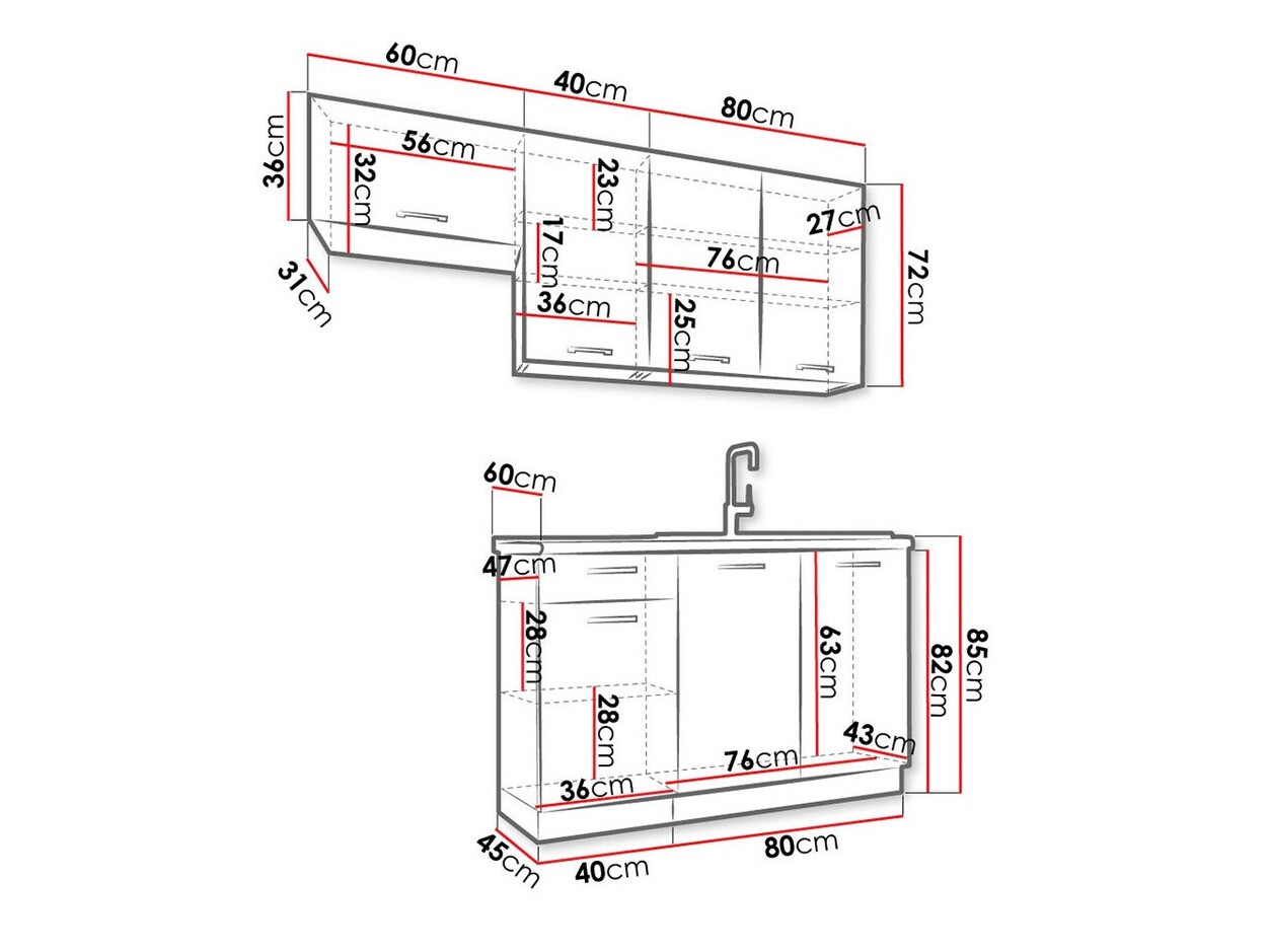 Konyhabútor Trenton 172