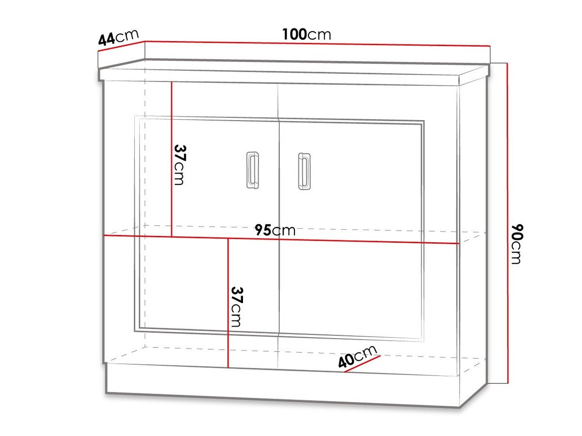 Szekrény Lircava 102 (Lefkas tölgy)
