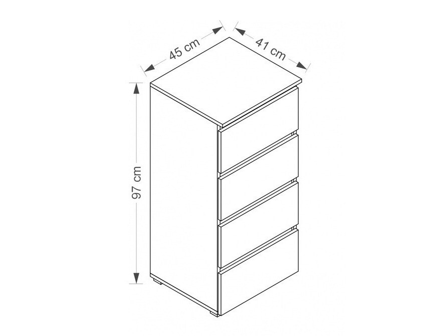 Komód Cirdora 106 (Fehér)