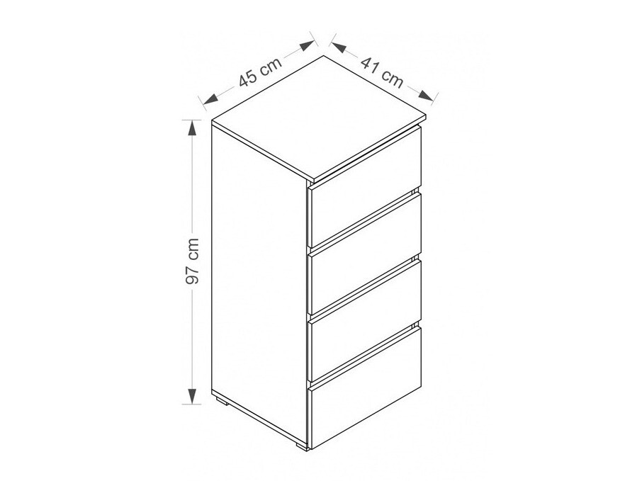 Komód Cirdora 106 (Sonoma tölgy)