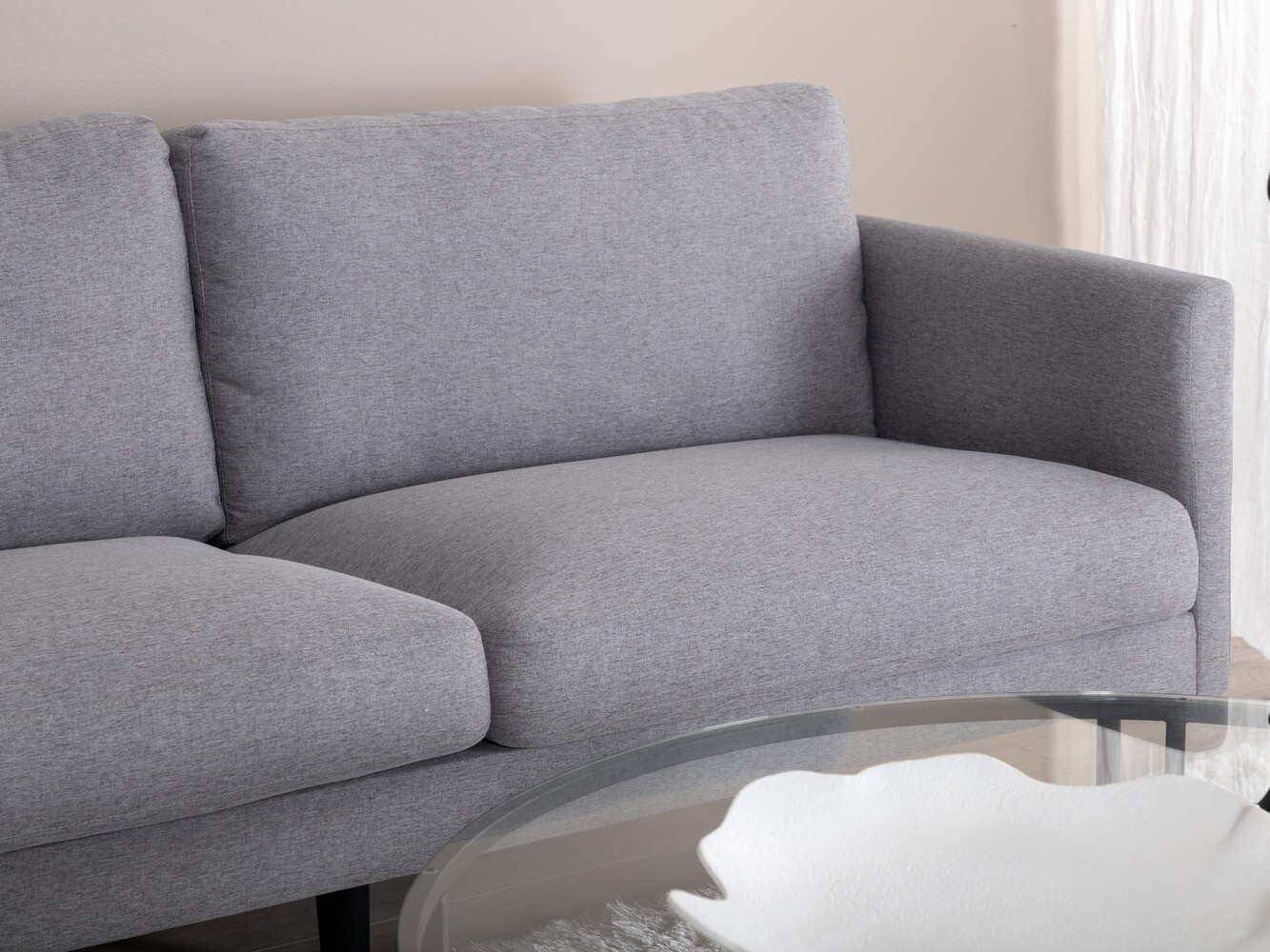 Kanapé Fercame 100 (Szürke + Fekete)