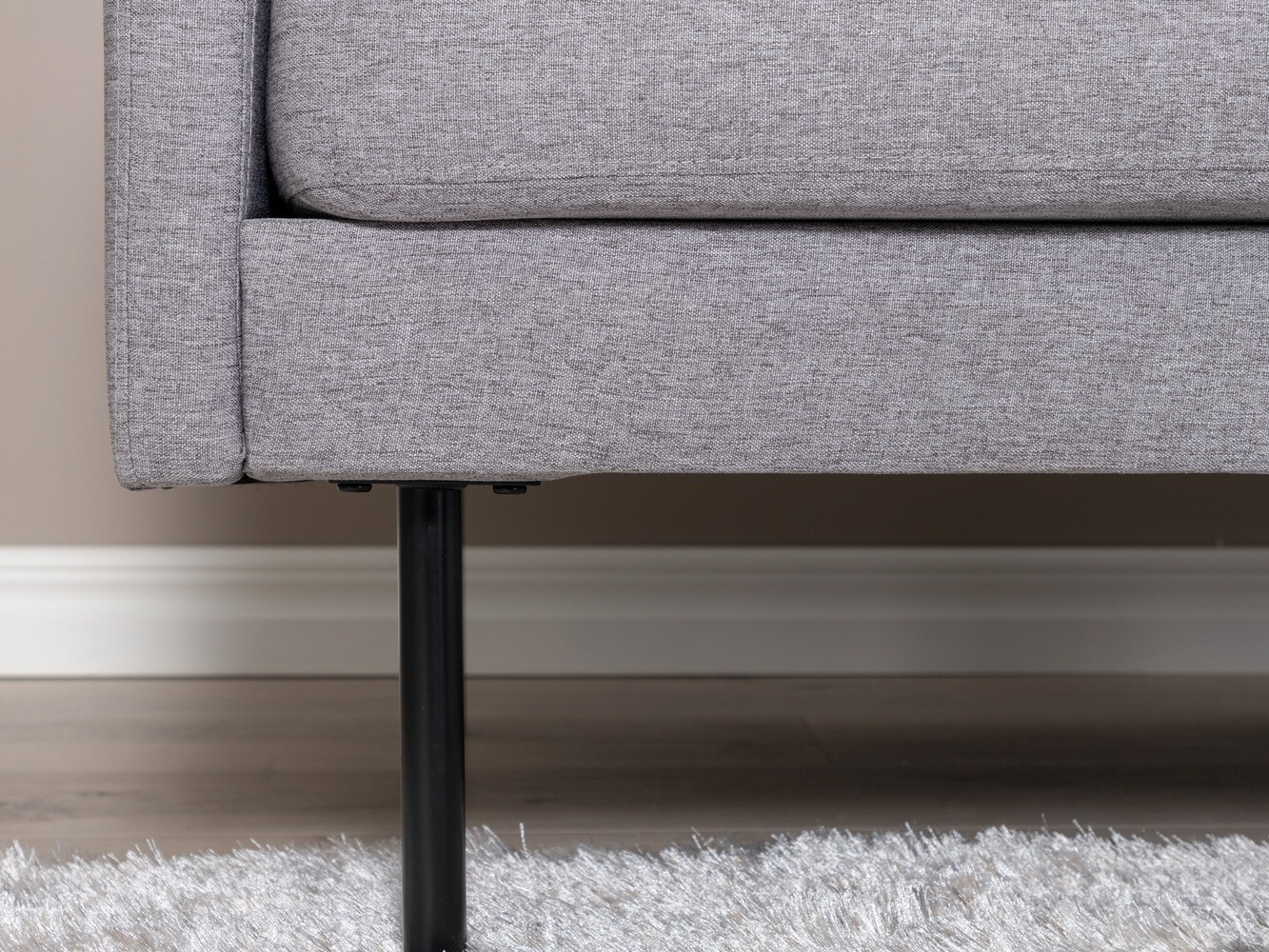 Kanapé Fercame 100 (Szürke + Fekete)