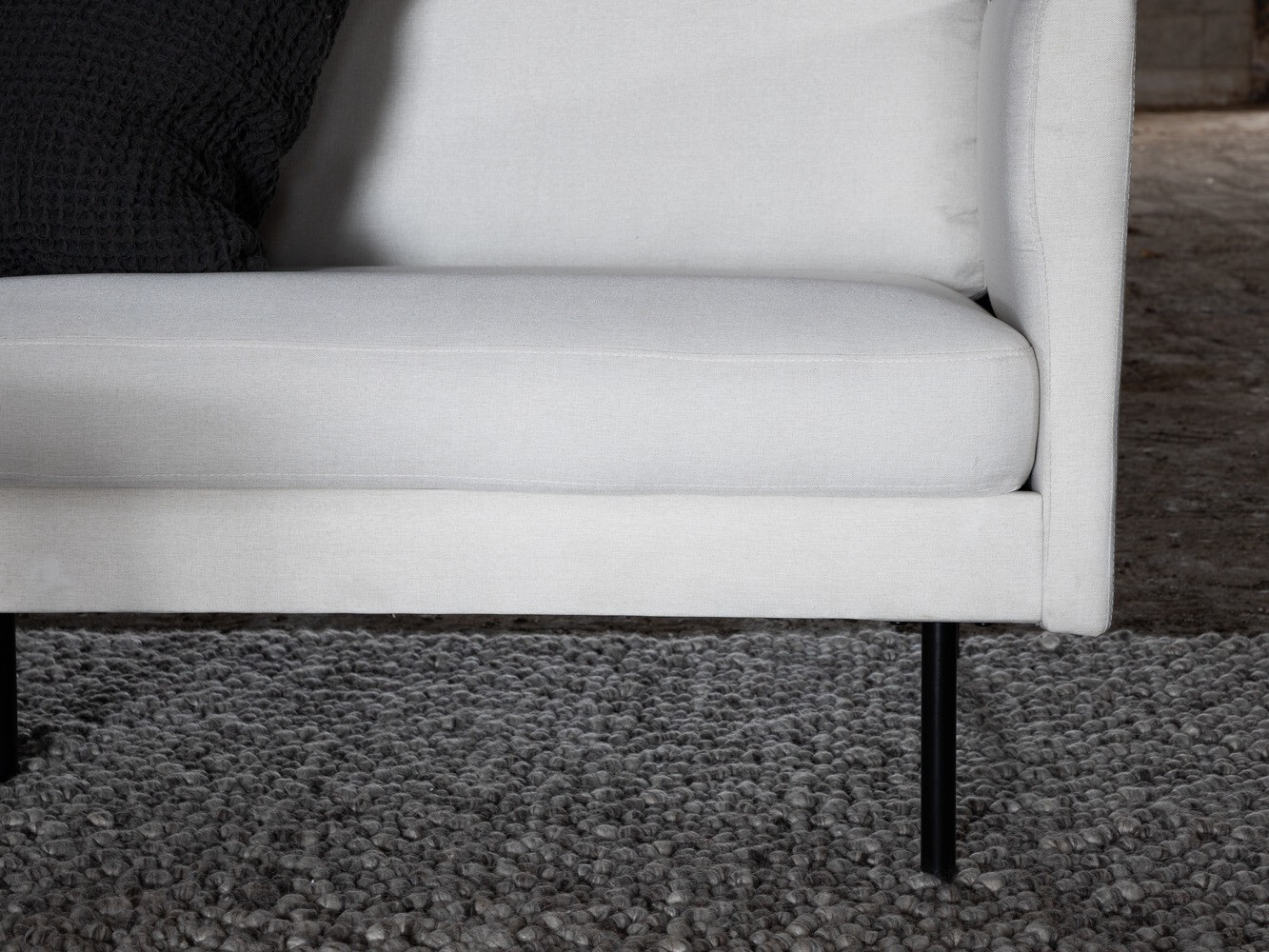 Kanapé Fercame 103 (Bézs + Fekete)