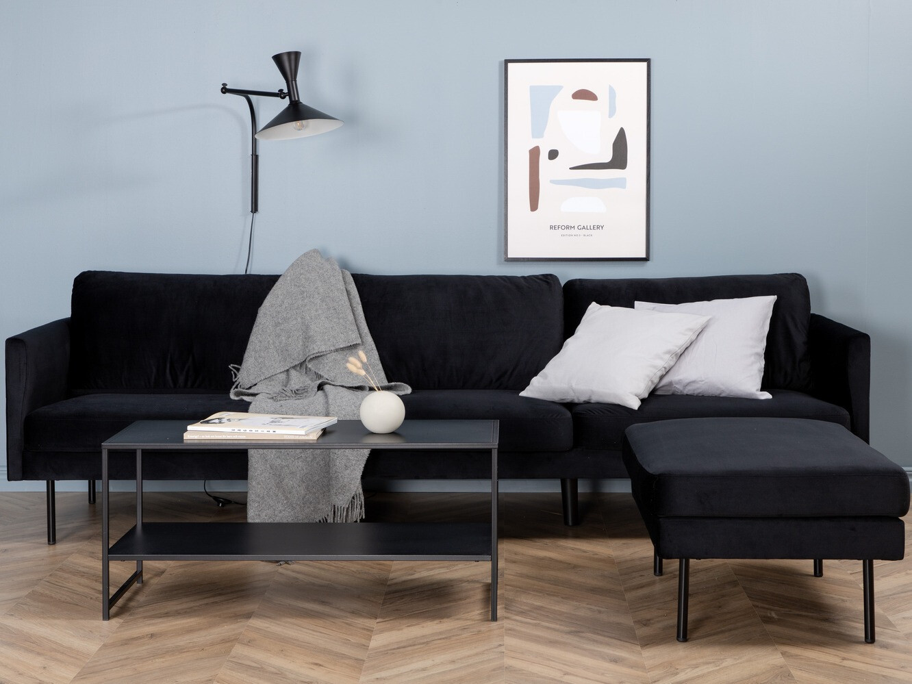 Kanapé Fercame 103 (Fekete)