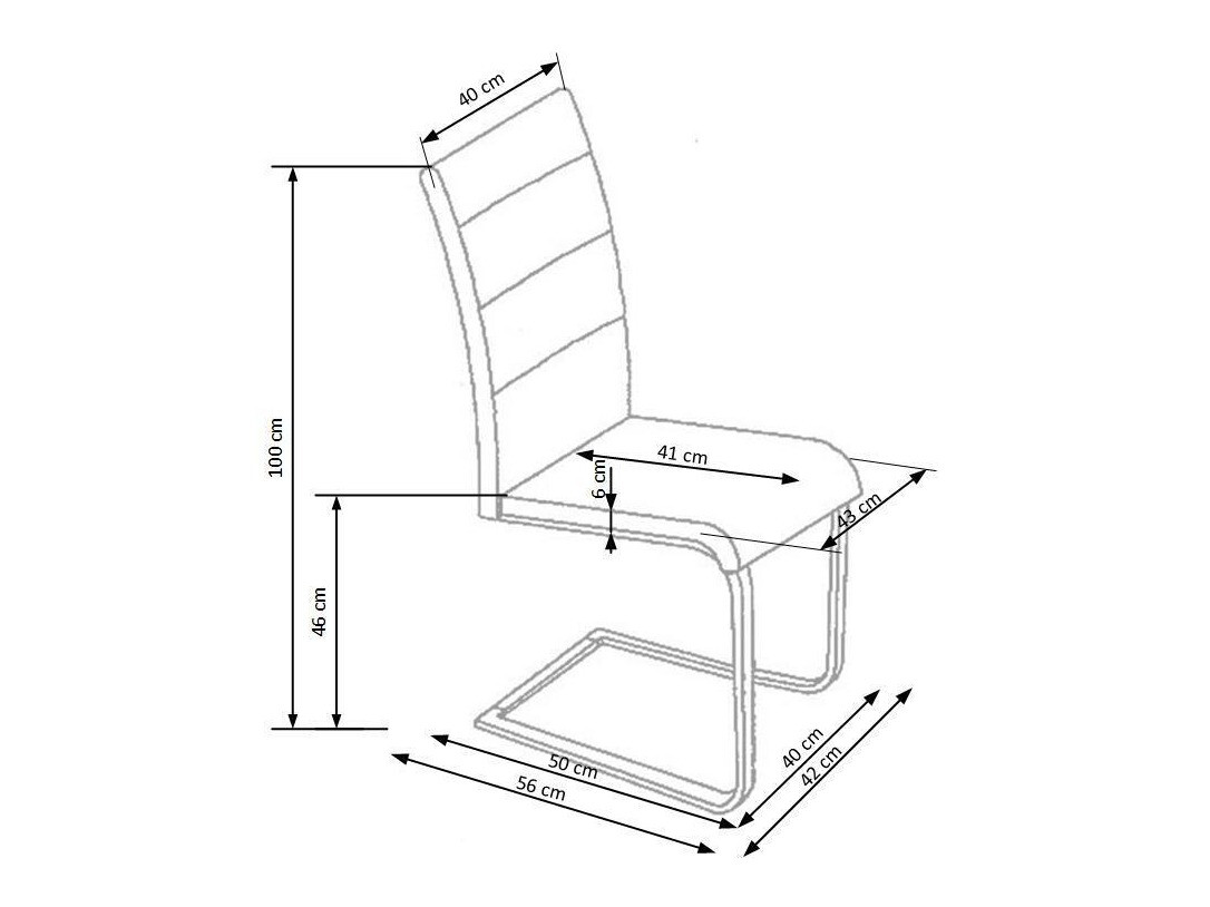 Szék Houston 165 (Krém)