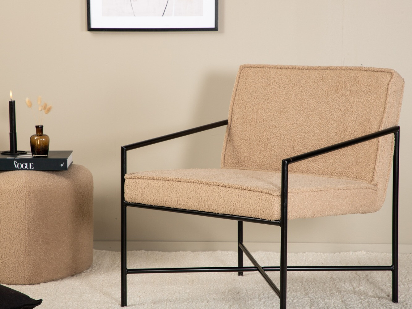 Fotel Dallas 1707 (Barna + Fekete)