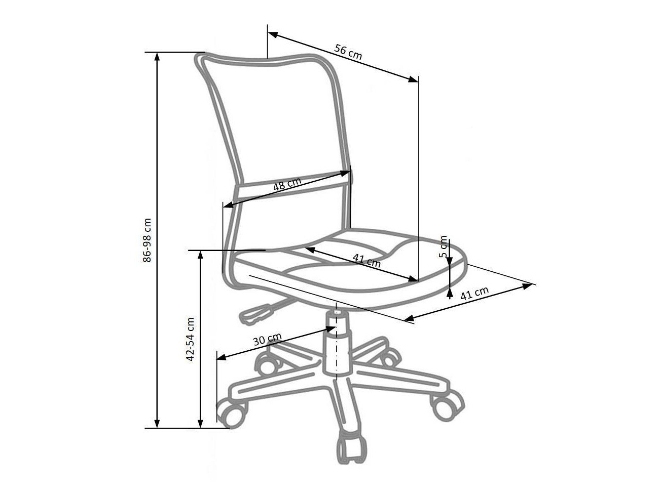 Gyerekszék Houston 205 (Rózsaszín + Fekete)