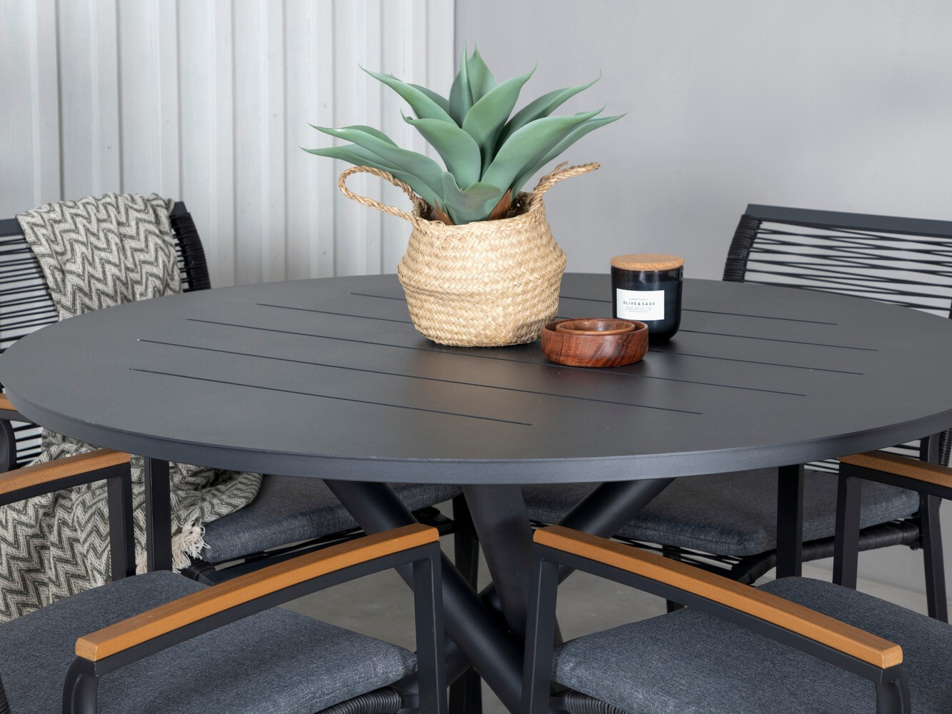 Asztal és szék garnitúra Dallas 1055