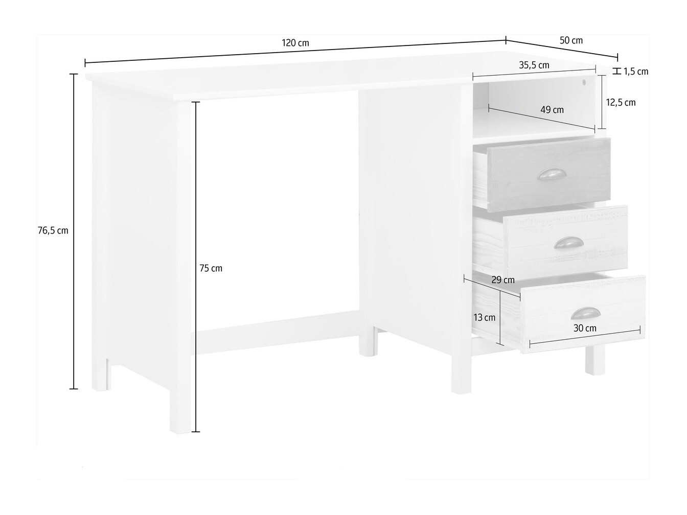 Íróasztal Denton 358