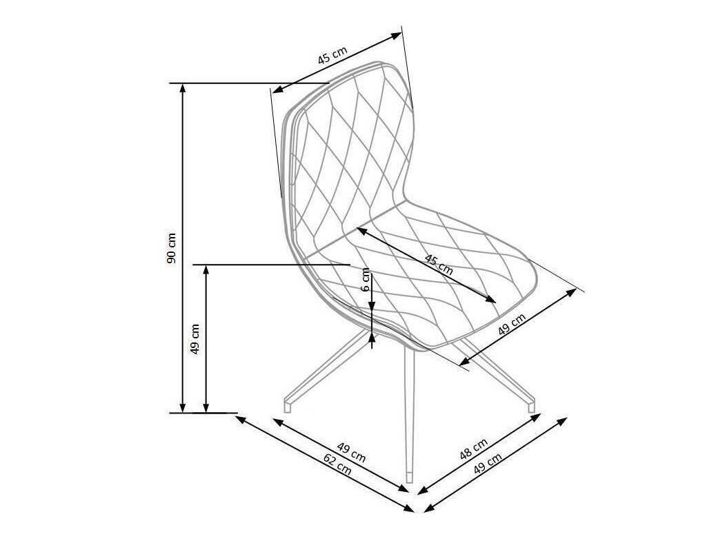 Szék Houston 329 (Barna)