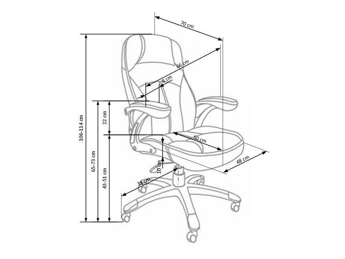 Irodai szék Houston 187 (Fekete)
