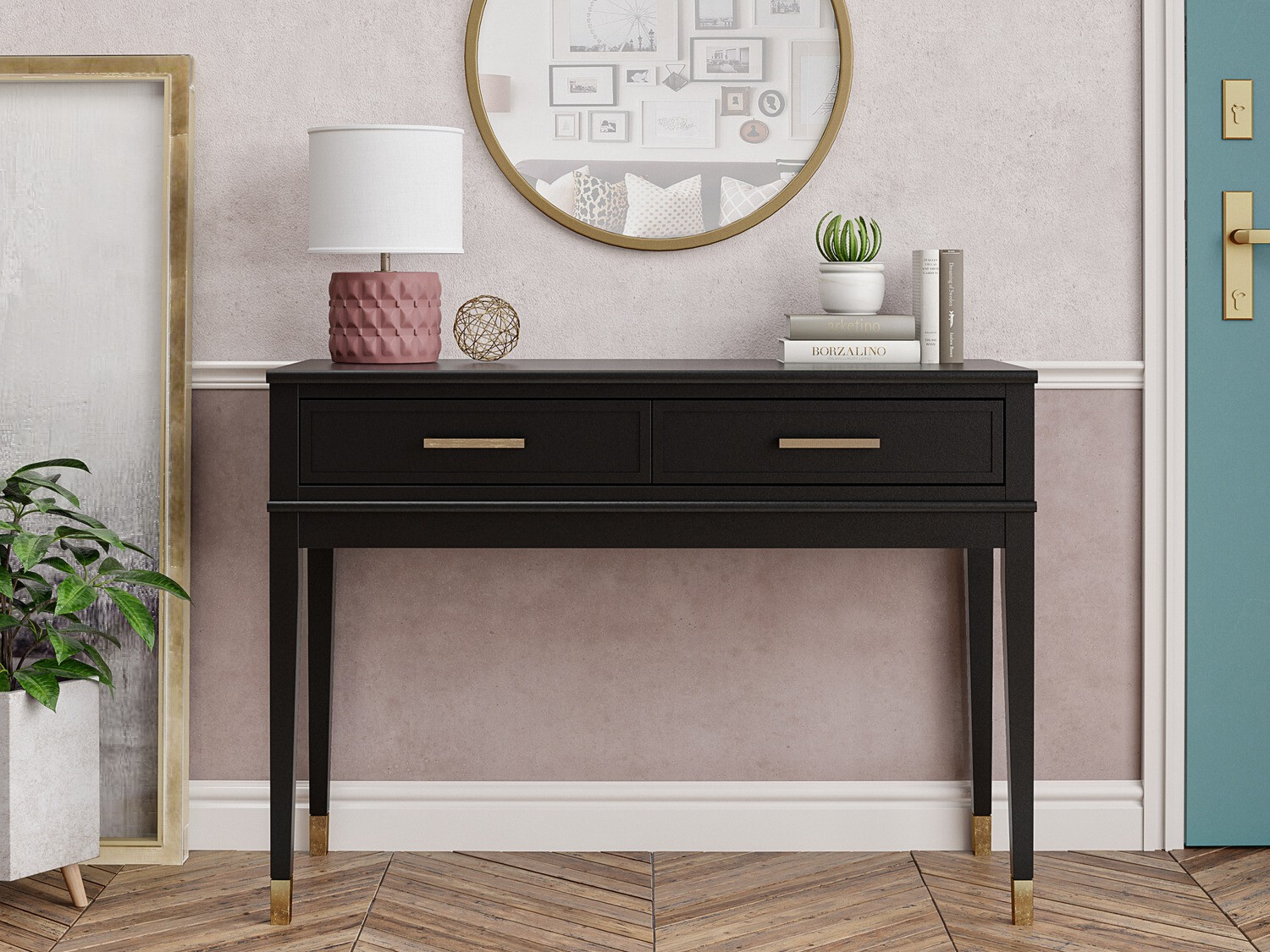 Konzolasztal CosmoLiving by Cosmopolitan Belromu 106 (Fekete)