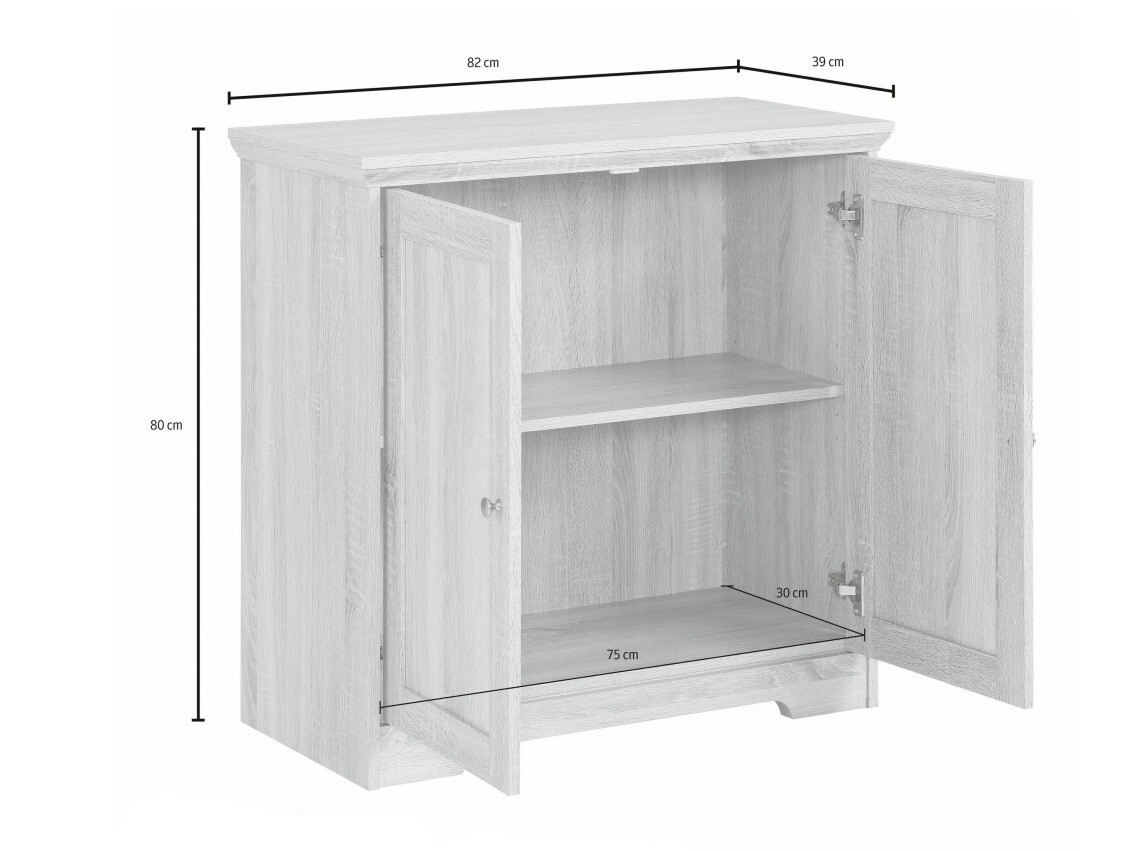 Szekrény Odemela 102 (Világos tölgy)