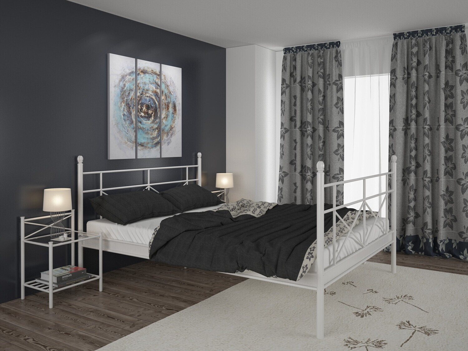 Ágy Denton 153 (Fehér)