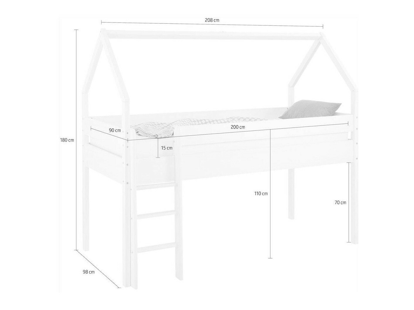 Galériaágy Ruvfiva 106 (Fehér)