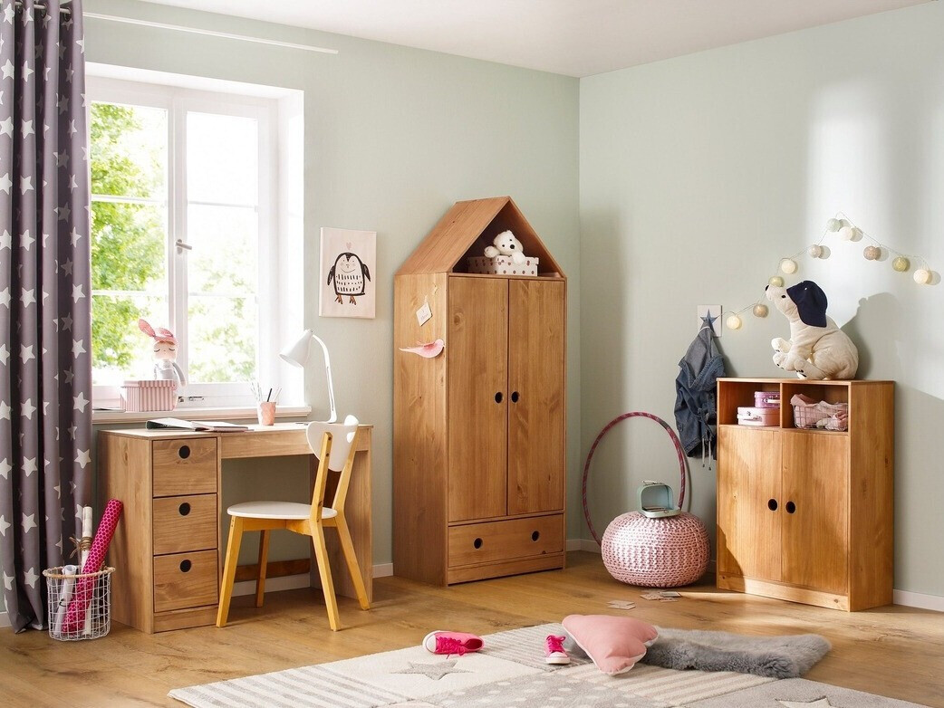 Gardróbszekrény Ruvfiva 119 (Fenyő)