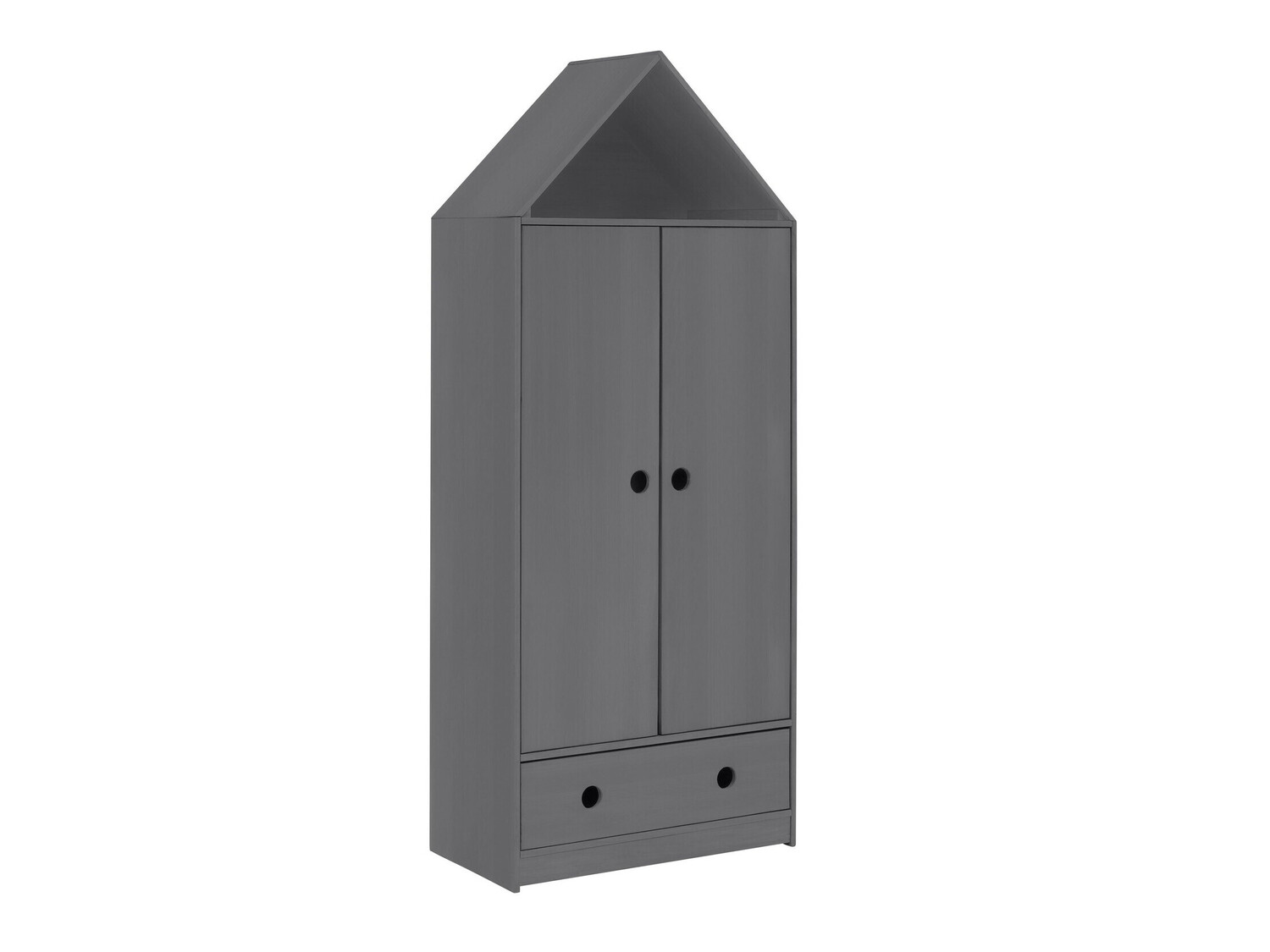 Gardróbszekrény Ruvfiva 119 (Szürke)