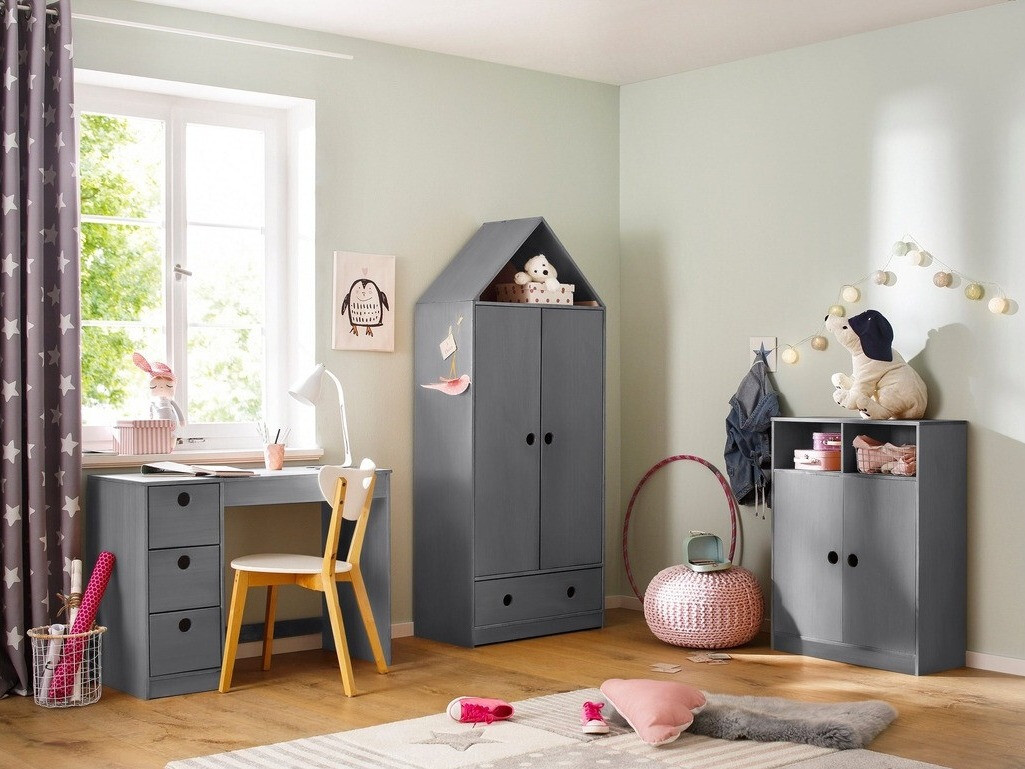 Gardróbszekrény Ruvfiva 119 (Szürke)