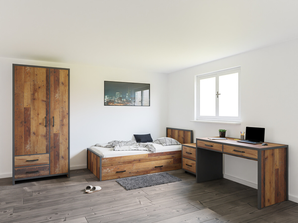 Bútorkészlet Belsera 111 (Barna + Matera szürke)